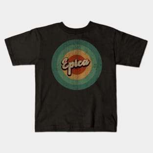 Circle Retro Vintage Epica Kids T-Shirt